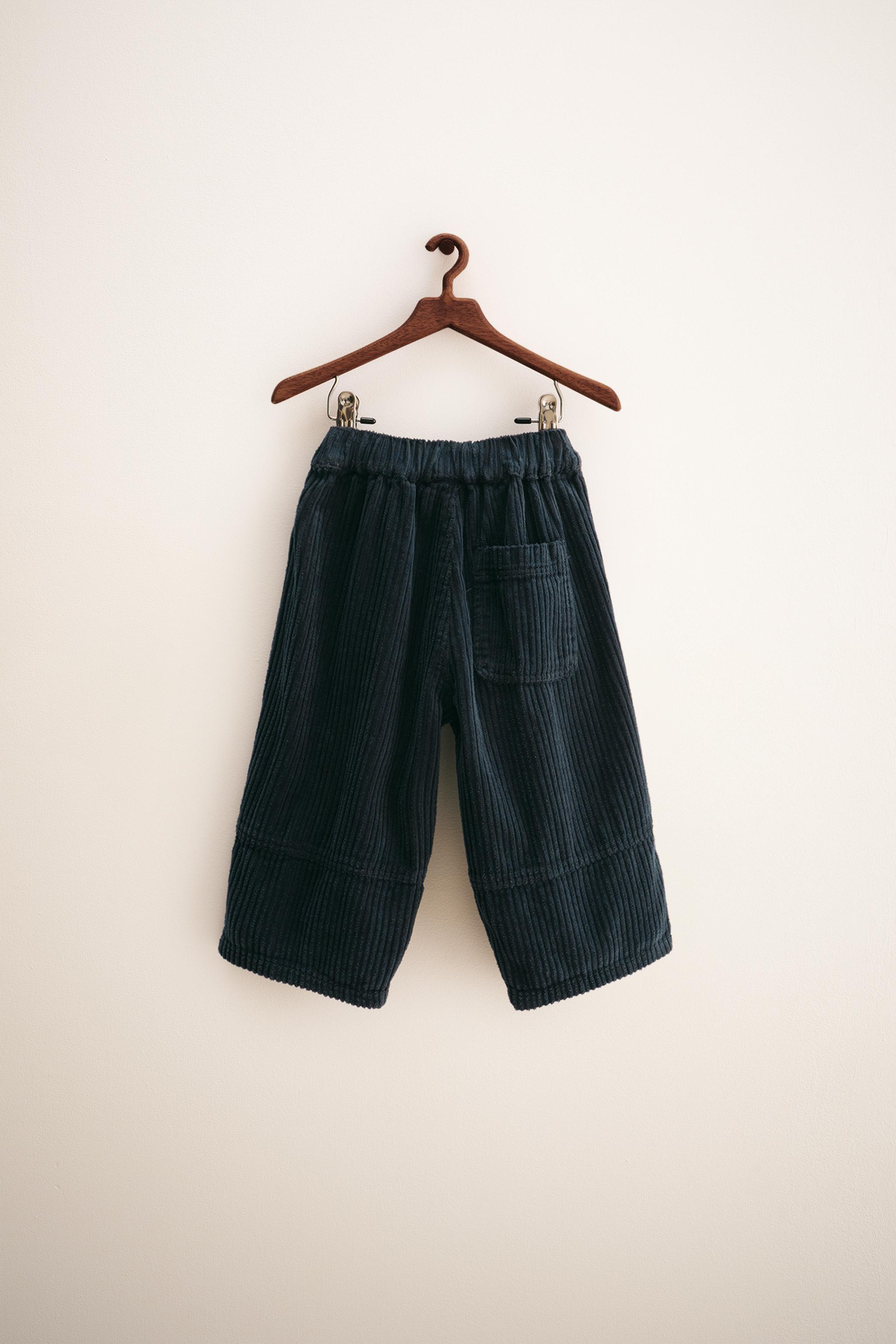 ZARA TIMELESS - PANTALON AMPLE EN VELOURS CÔTELÉ